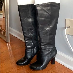 Sam Edelman black leather boots size 7.5
